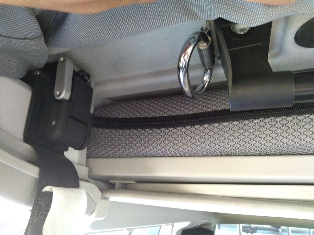 Colchón techo elevable VW California T6 de 2 piezas