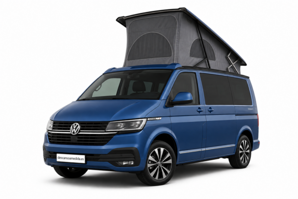 Colchón techo elevable VW California T6 de 2 piezas